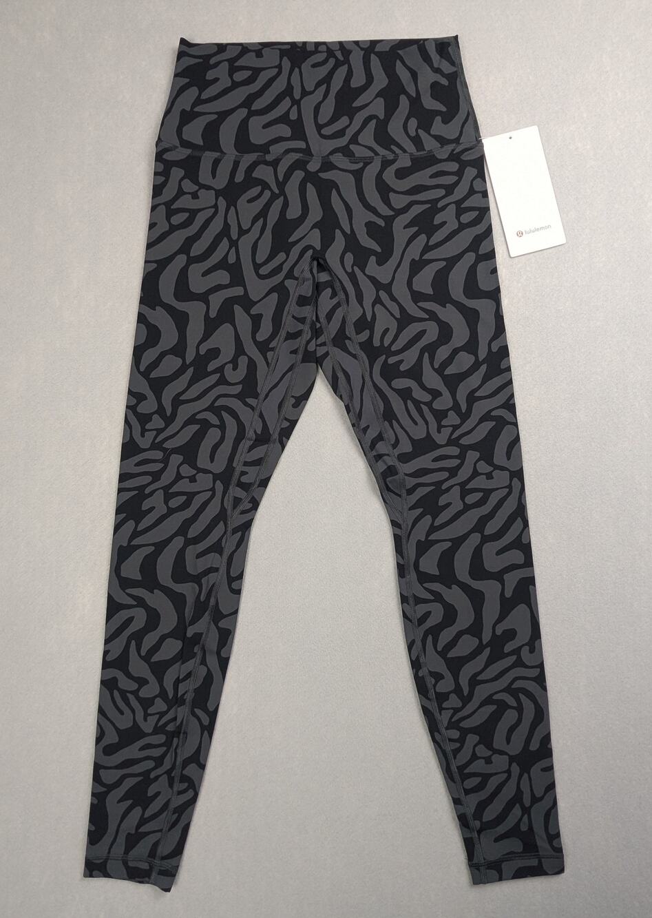 NWT lululemon Align No Line High-Rise Pant 28" Zebra Camo Black Multi Size 8